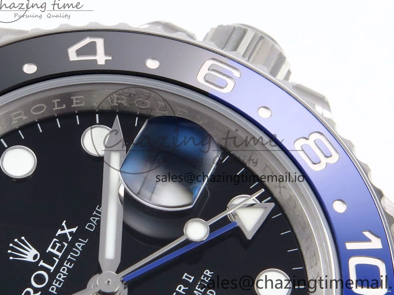 0411 GMT-Master II 126710 BLNR 904L THBF 1:1 Best Edition on Oyster Bracelet SH3285 CHS StreetReady 957